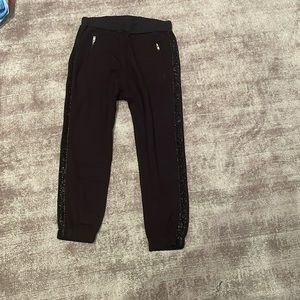 Cute black sweats for girls size 7 and size 8